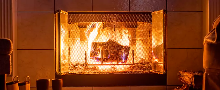 Mendota Hearth Landscape Fireplace Installation in Maricopa, Arizona